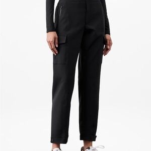 Athleta Endless High Rise Cargo Black Pants
